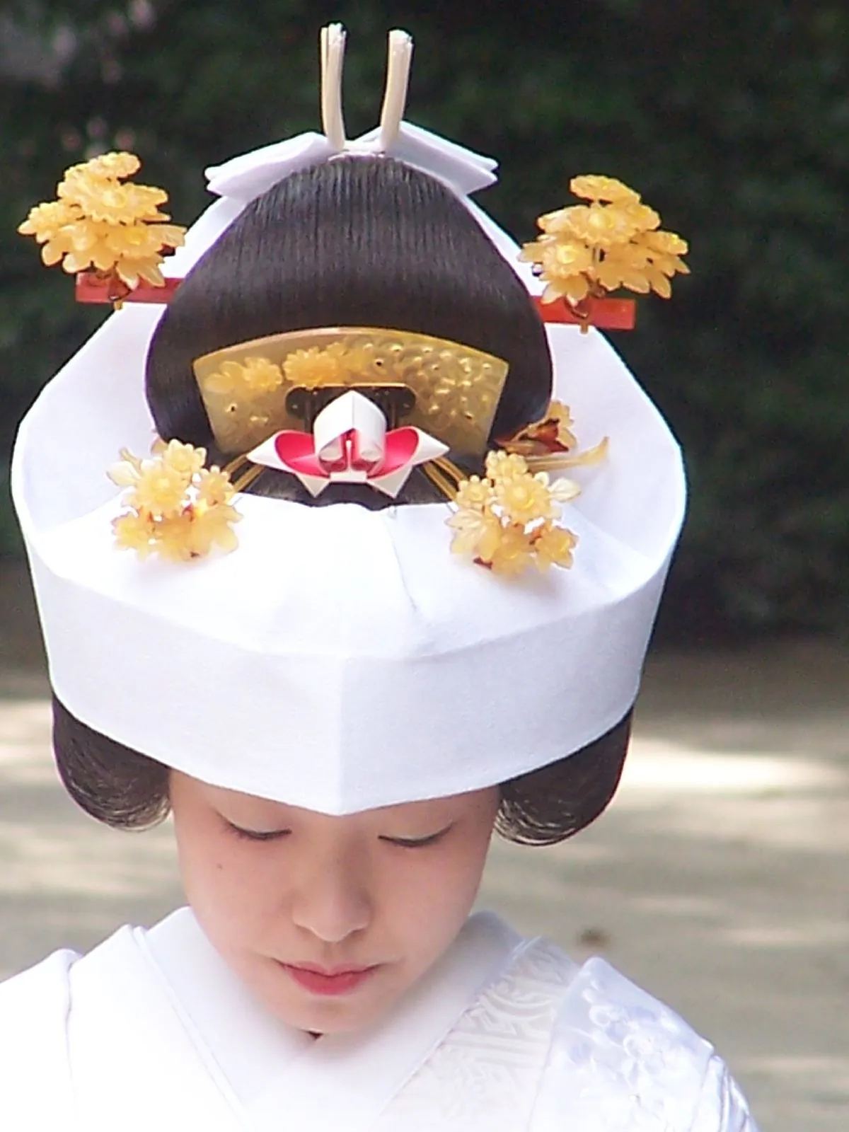 Bride at Meiji Shrine, Tokyo (January 2003)