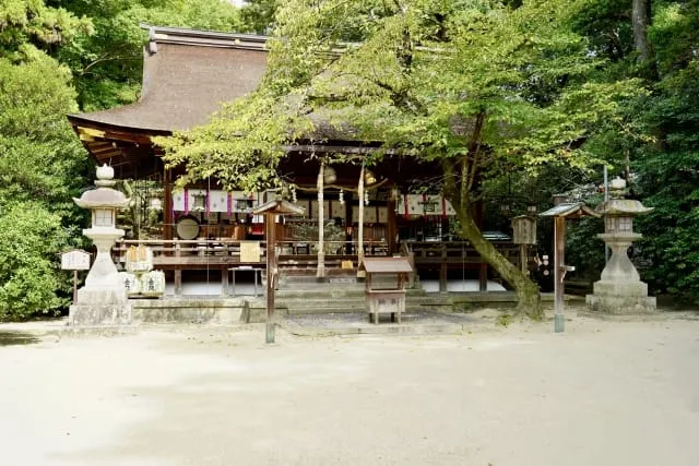 廣瀬大社の拝殿