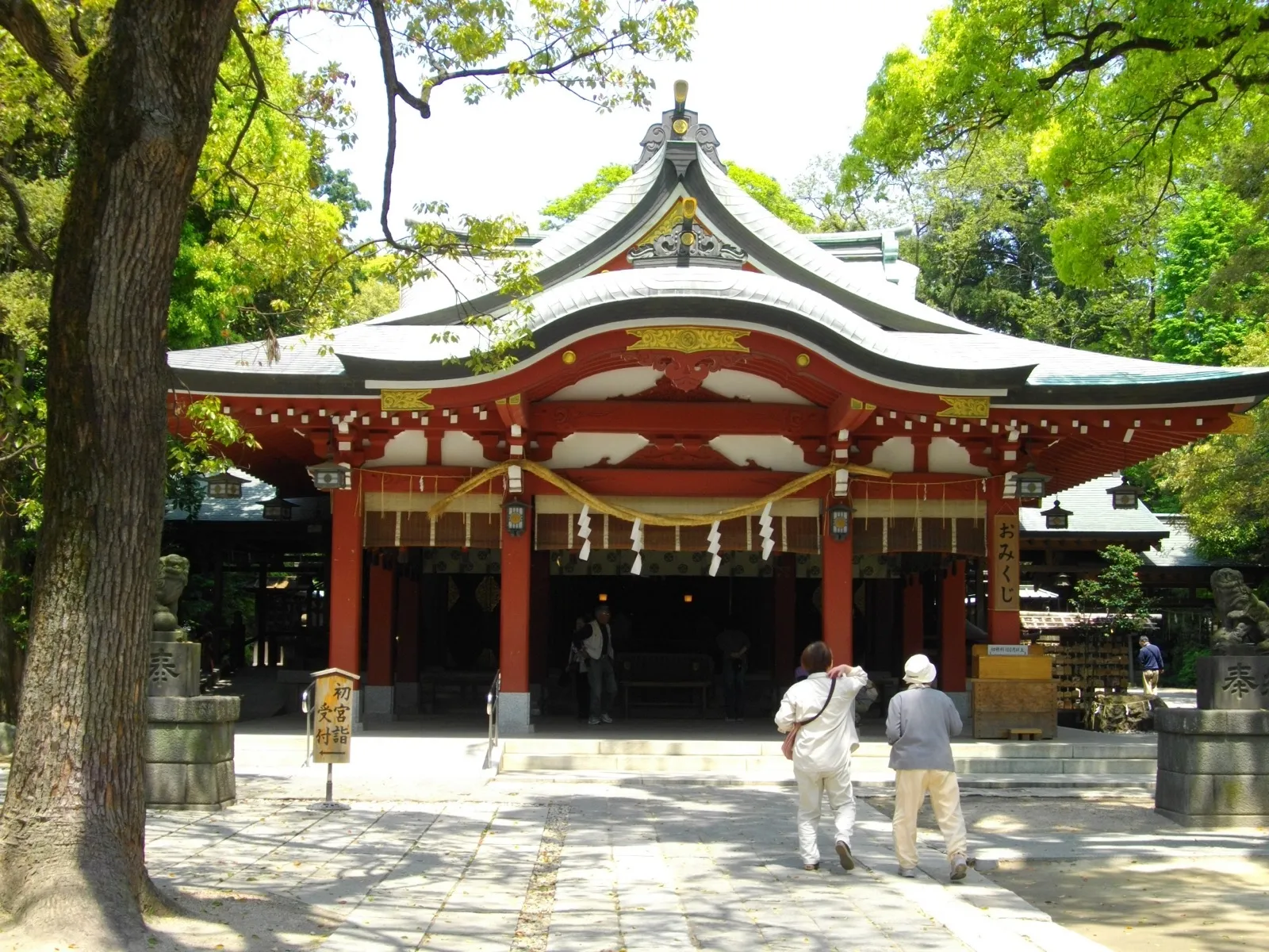 The shrine hall of Hisaizu Shrine