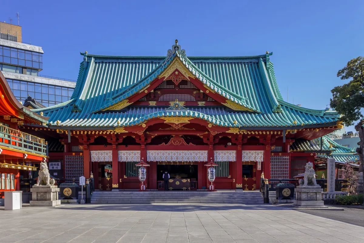 The Zuishinmon gate at Kanda Myojin