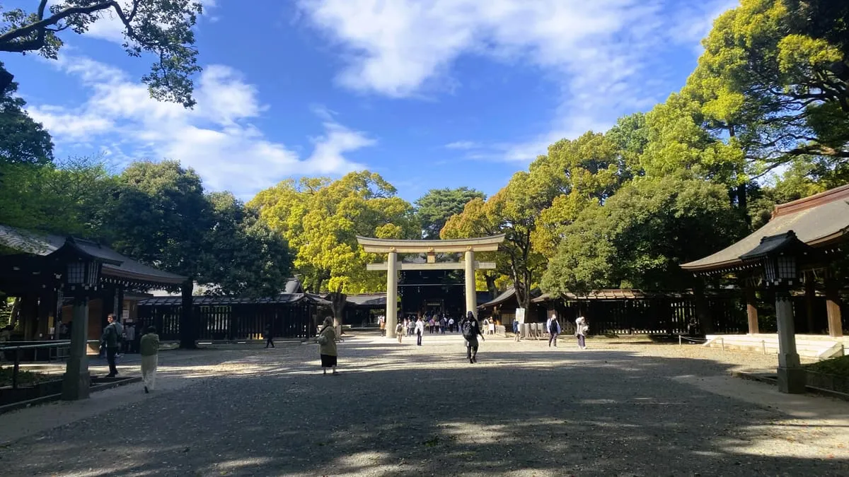 Meiji Jingu main hall (2023), considered the masterwork of modern shrine architecture in Japan