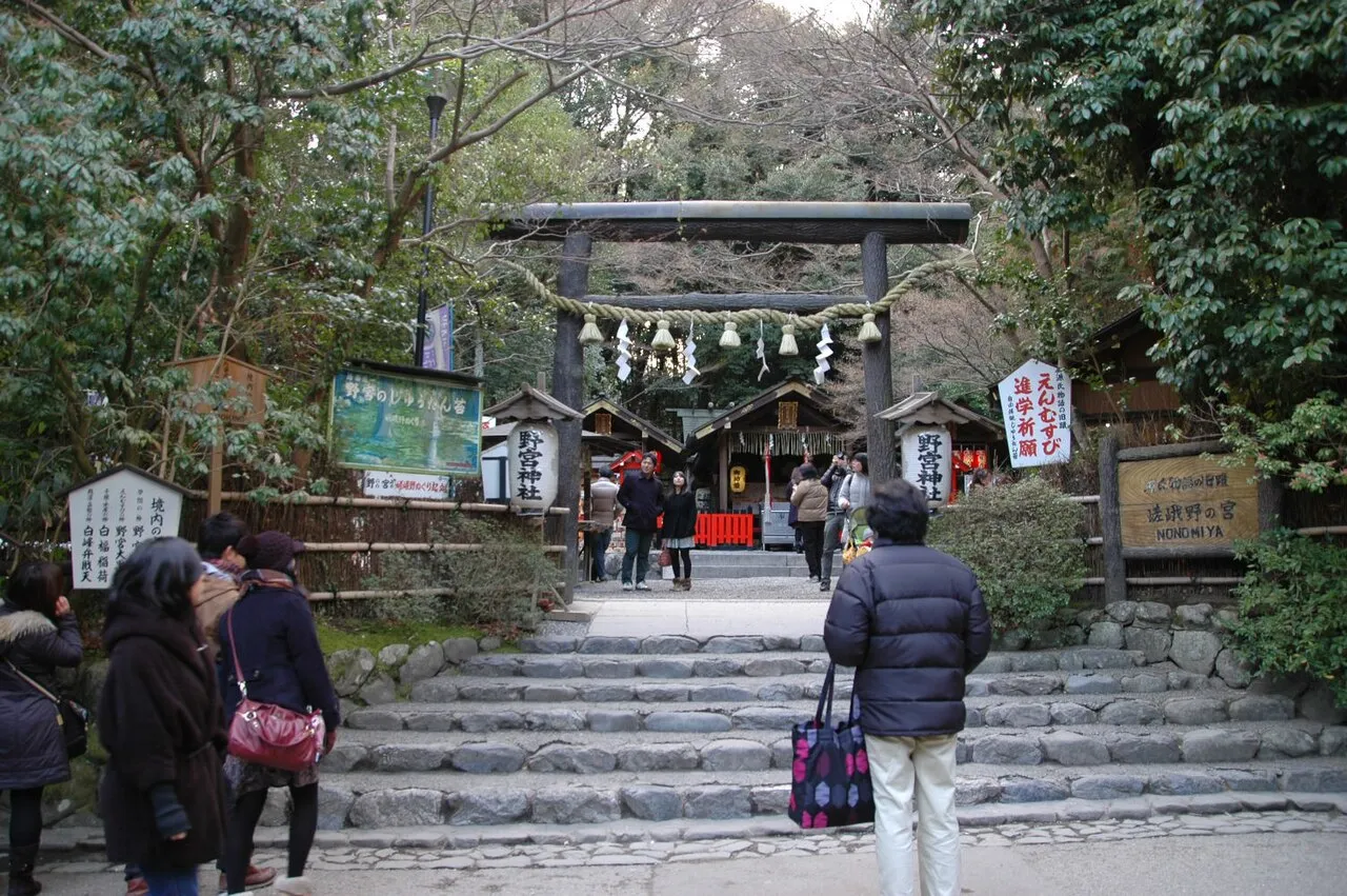 Bamboo grove near Nonomiya Shrine in Arashiyama