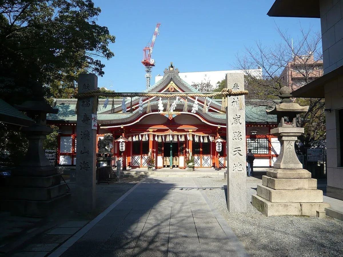 玉造稲荷神社の拝殿