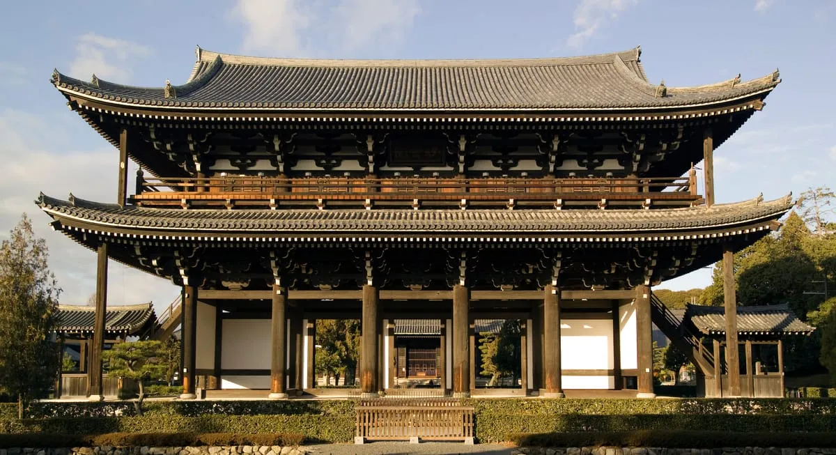 Tofukuji Sanmon, Kyoto (photographed December 27, 2008)