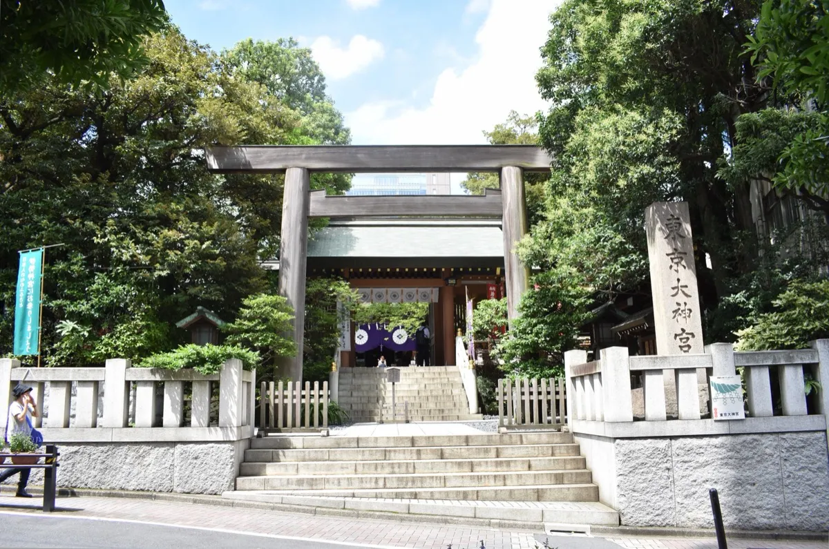 The main hall of Tokyo Daijingu