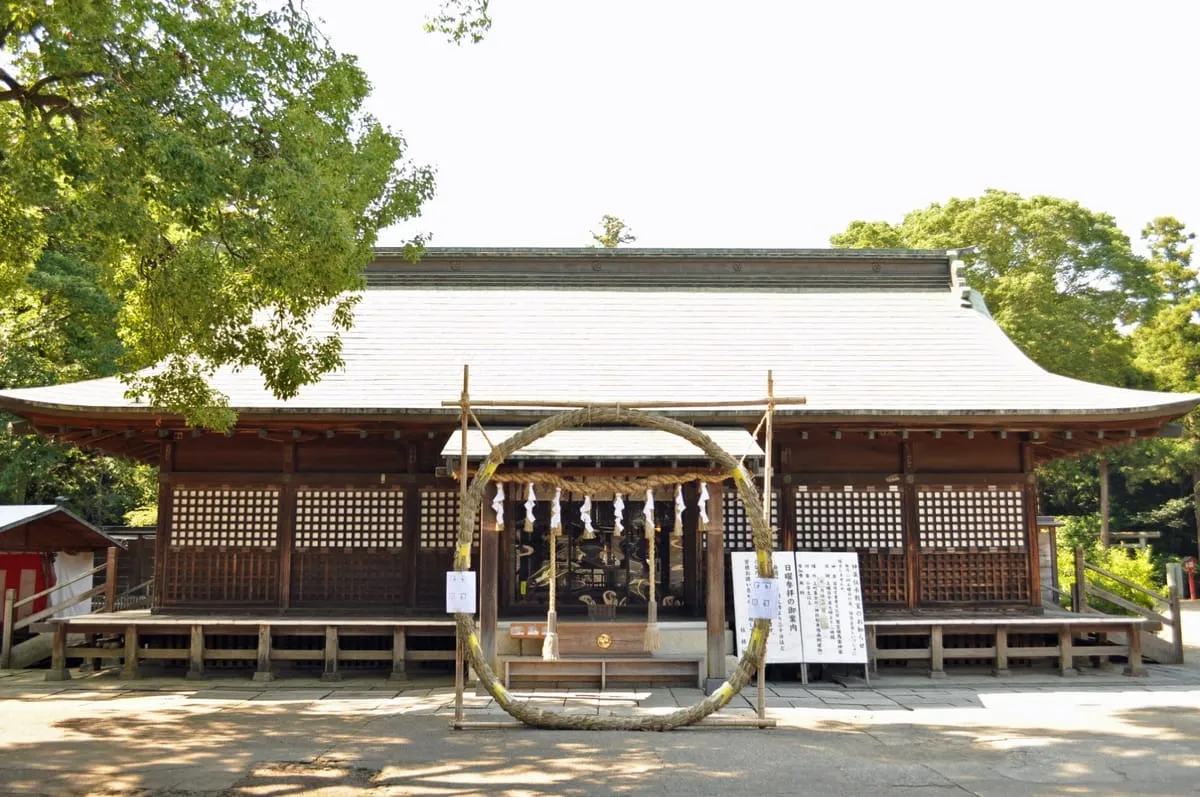 鷲宮神社の拝殿